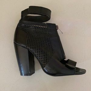 Kelsi Dagger Genuine Leather Heeled Summer Bootie